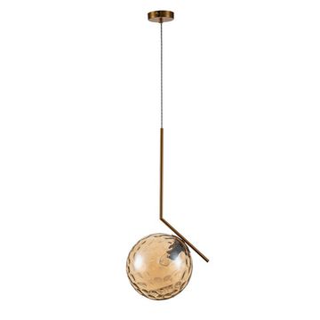 Подвесной светильник 1*E27 V000119 11007/1P Amber янтарный Dolce Indigo