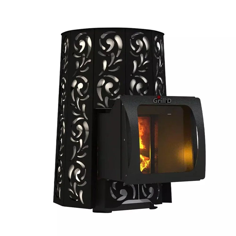 Дровяная банная печь Grill'D Violet 200 Short Max