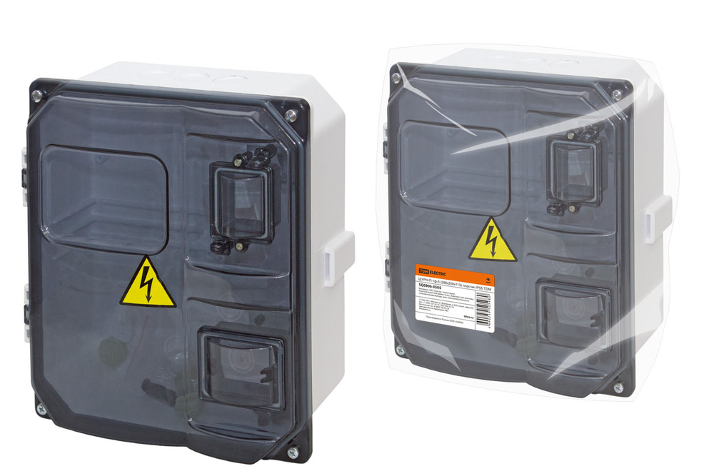 Щит учета ЩУРН-П-1ф-5 (298х258х113) пластик IP55 TDM SQ0906-0505