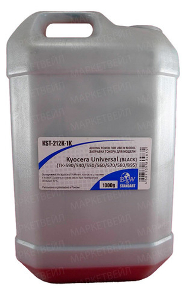 Тонер для Kyocera Universal (TK-590/540/550/560/570/580) Black 1кг. B&W Standart (Tomoegawa)