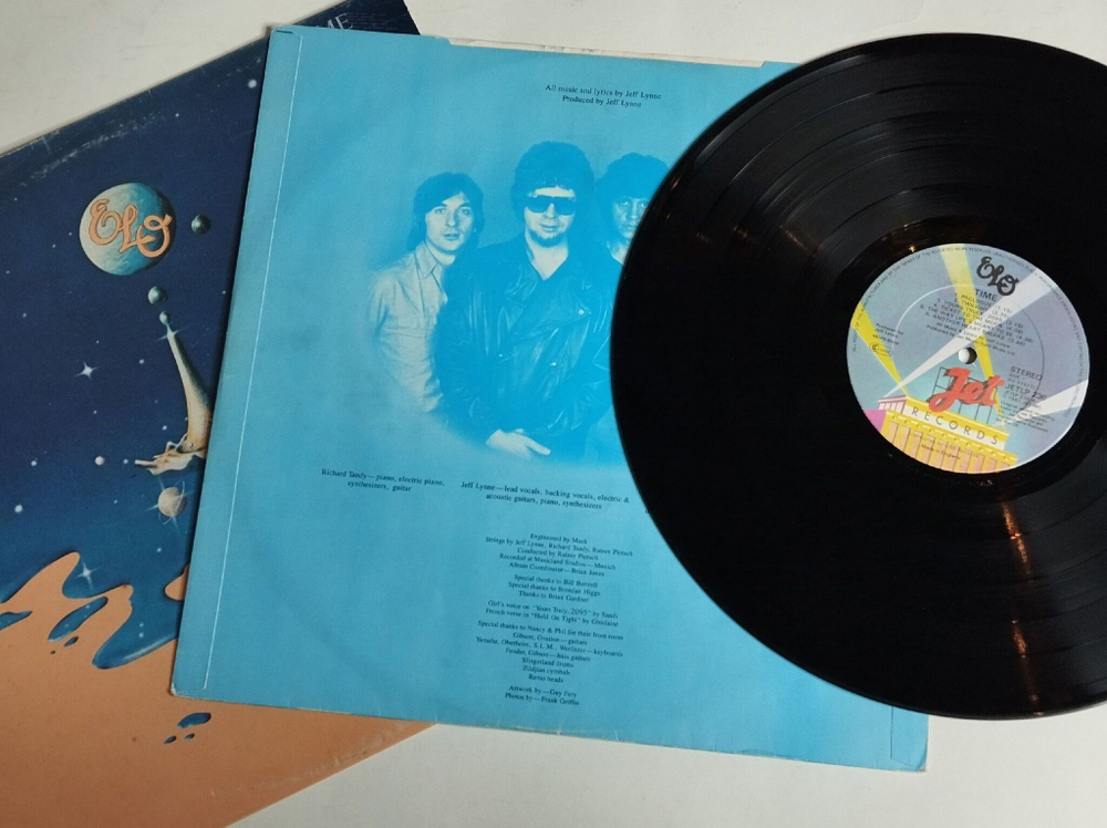 Винтажная виниловая пластинка LP ELO Electric Light Orchestra Time (UK 1981)