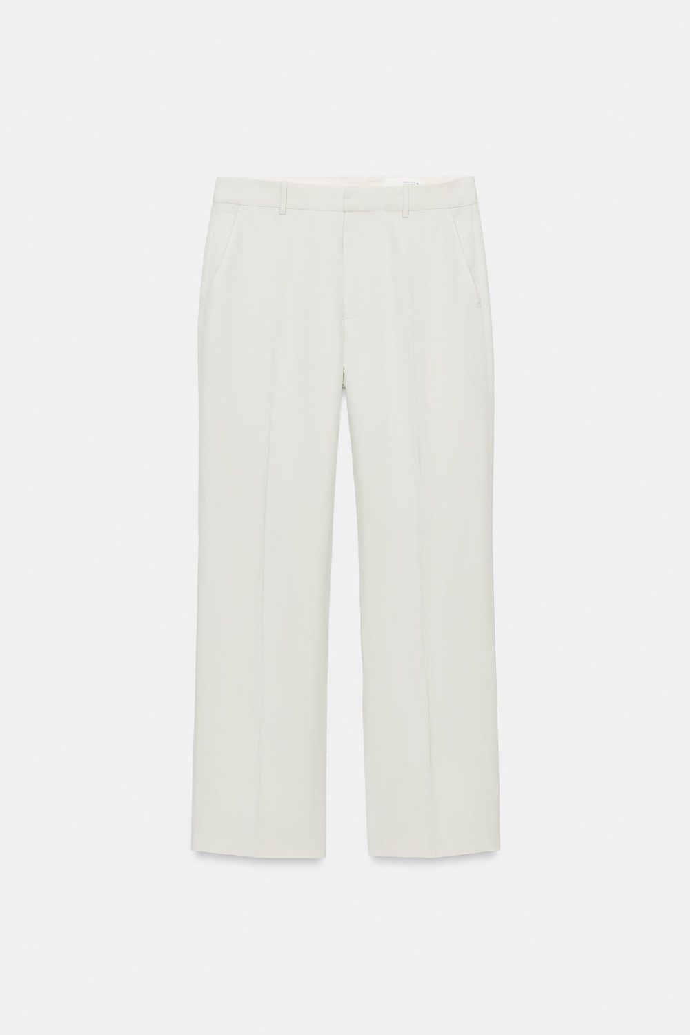 БРЮКИ ИЗ СМЕСОВОГО ЛЬНА — ZW COLLECTION — ZARA