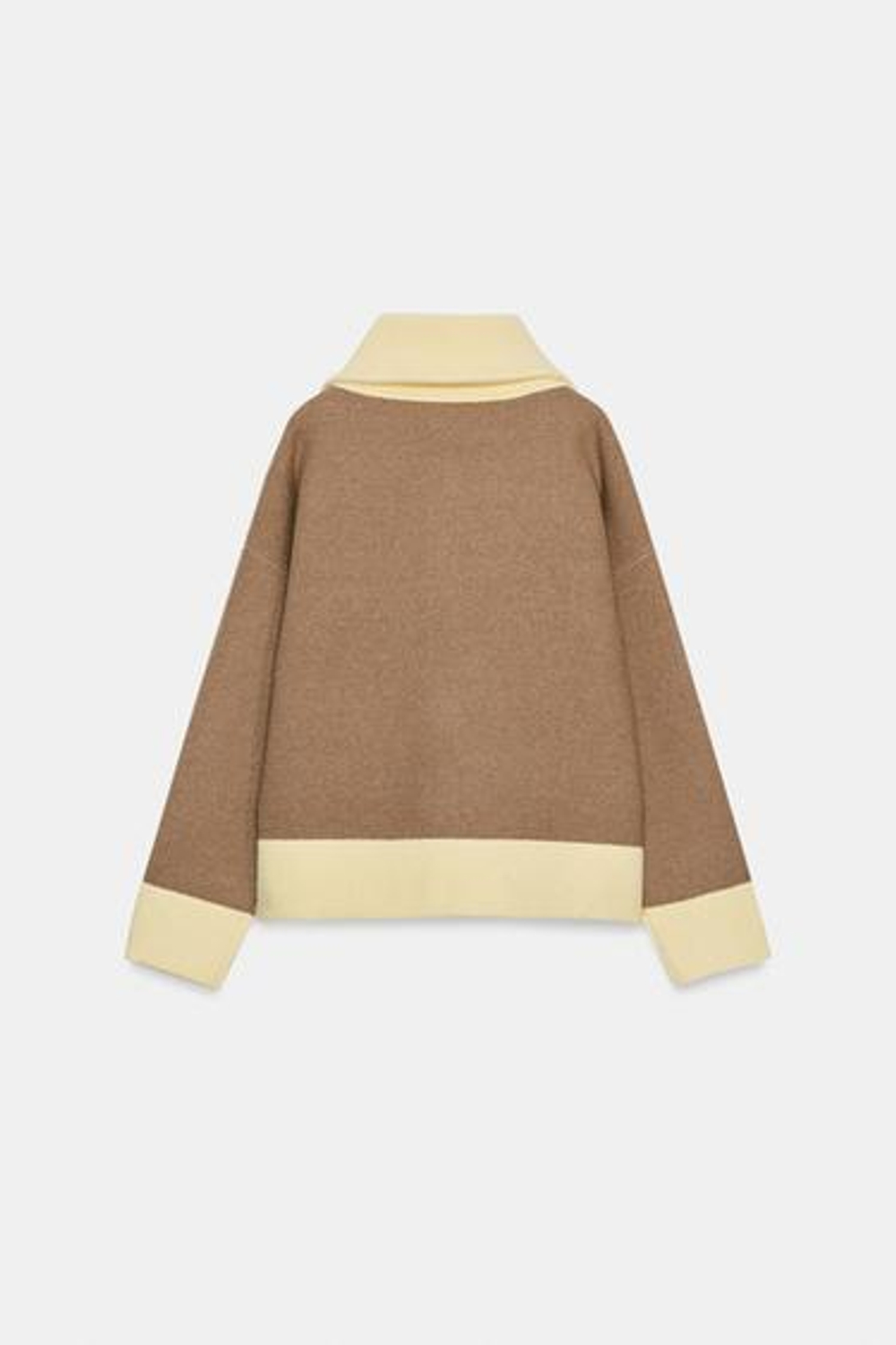 Вязаный кардиган на молнии - ZARA