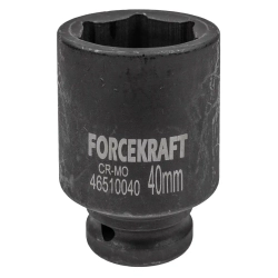 Головка ударная глубокая 3/4'', 40мм (6гр.) FORCEKRAFT FK-46510040