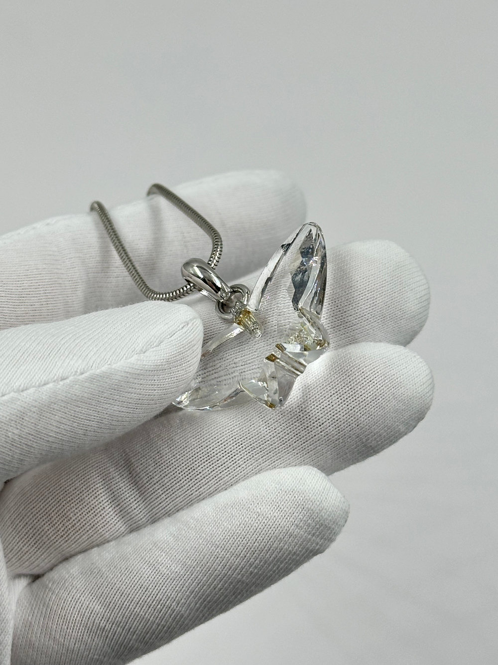 Кулон Бабочка Swarovski