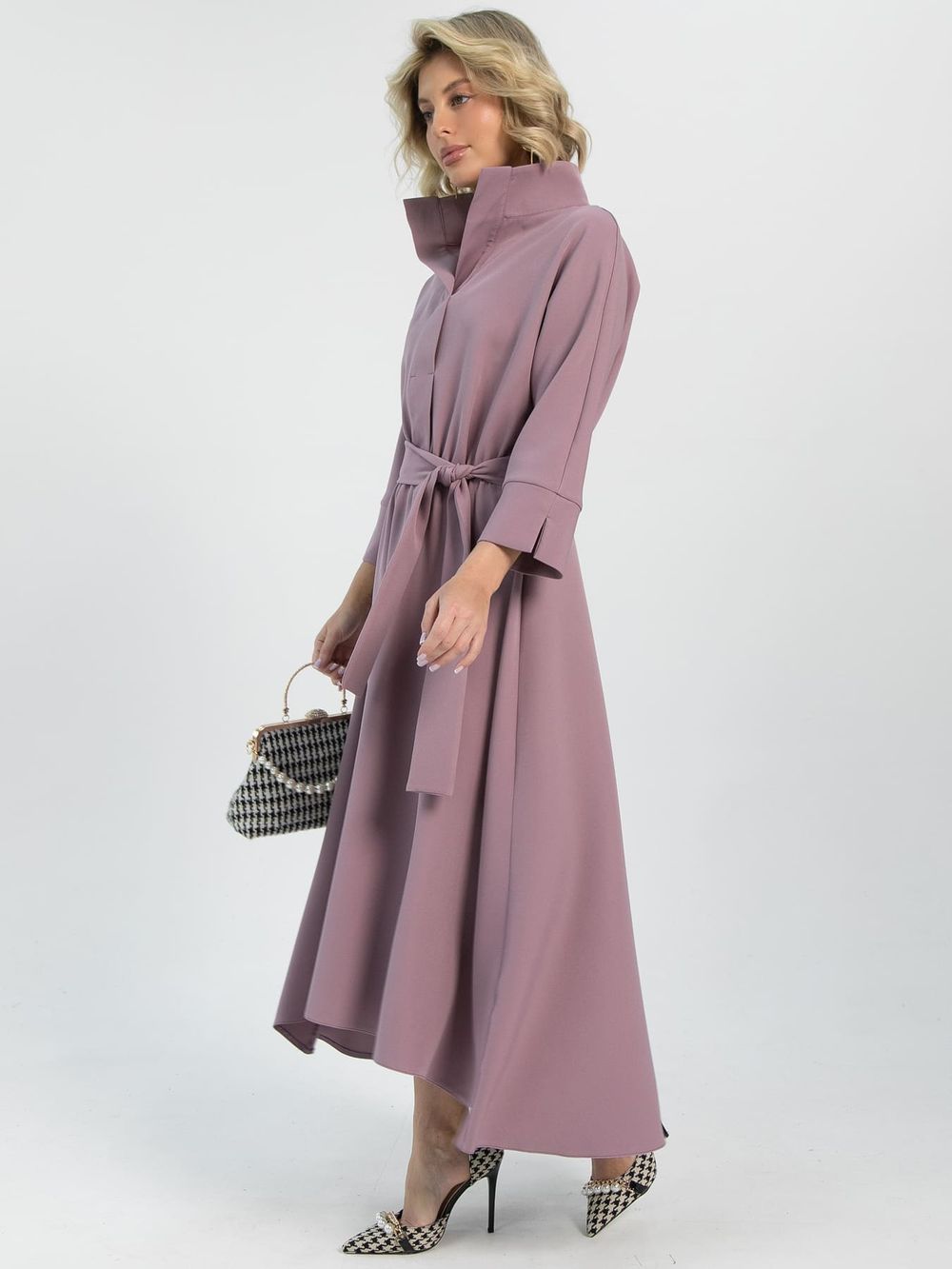 Платье Лорита (серо-сиреневое) П16425-16М LT Collection