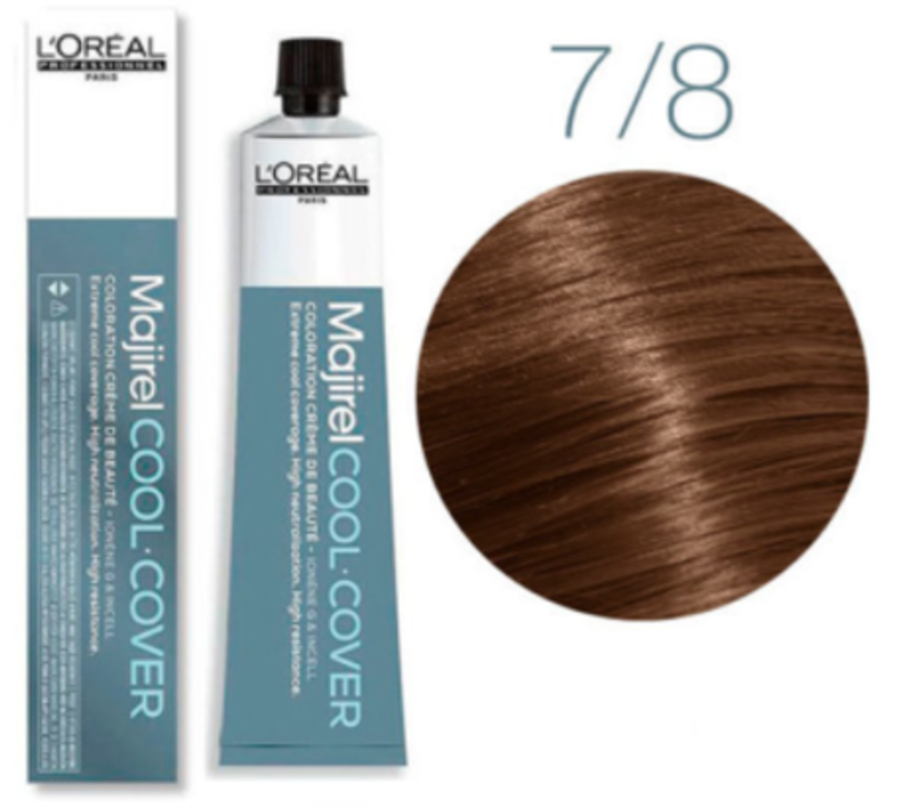 L'Oreal Professionnel Majirel Cool Cover 7.8 блондин мокка 50мл