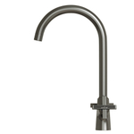 Смеситель для кухни 1/2 кер. MIXLINE МЛ38-032(ML38-032) "Графит" высокий излив ГРАФИТ