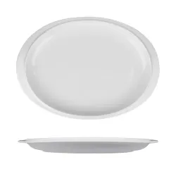 Блюдо овальное 30*21,5 см h3 см с бортом белое фарфор NEW P.L. Proff Cuisine [3]