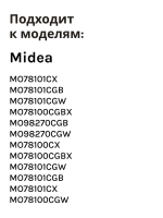 Металлическая ручка навески двери в сборе для встраиваемого духового шкафа и кухонной плиты MIDEA COMFEE TOSHIBA 12971100011581 (накладной металлический поручень открывания дверцы духовки 500 мм, фасадный элемент, OEM 12971100003161)