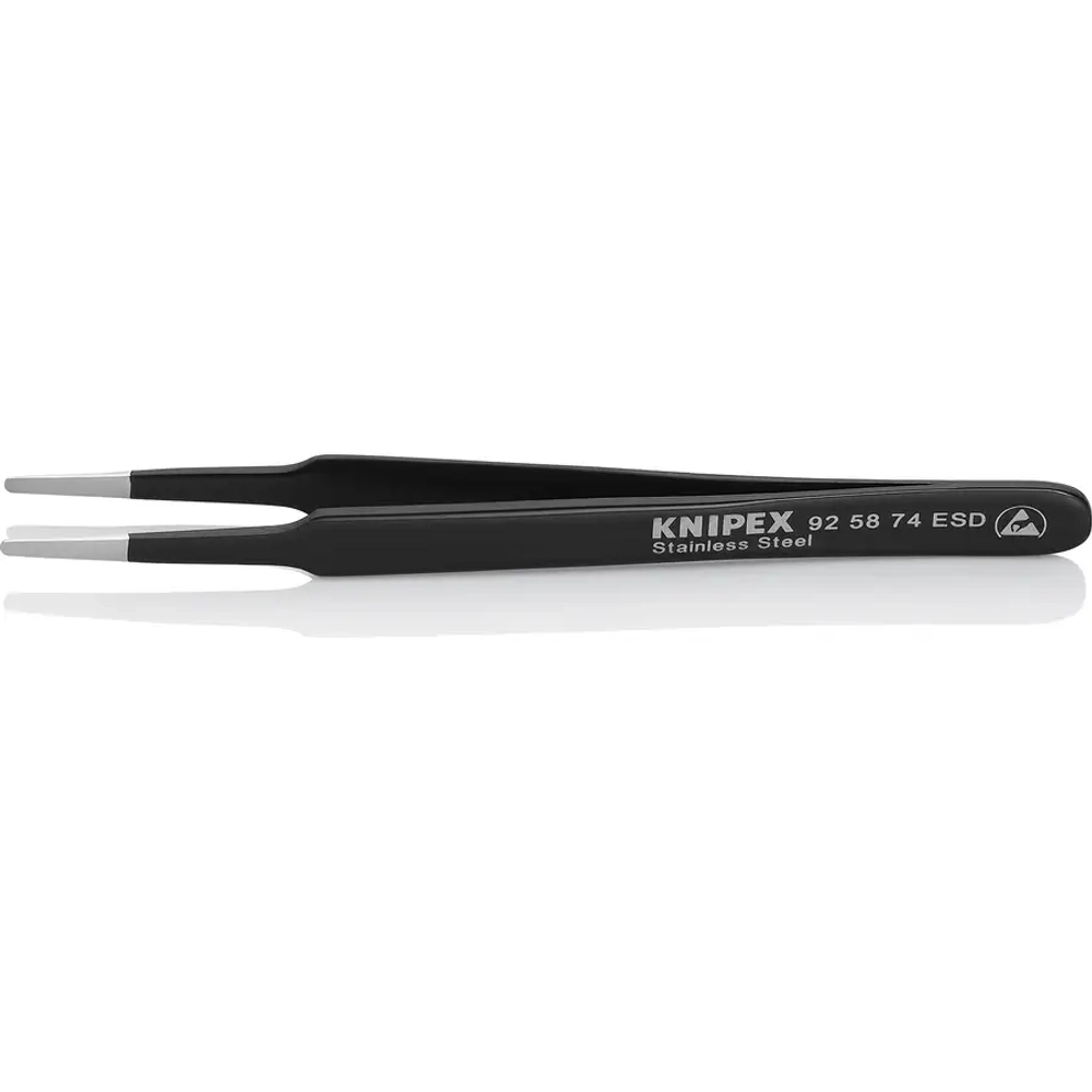 Пинцет для прецизионных работ, антистатический 120 мм Knipex 92 58 74 ESD