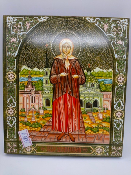 Ксения Петербургская  16х14 икона на левкасе