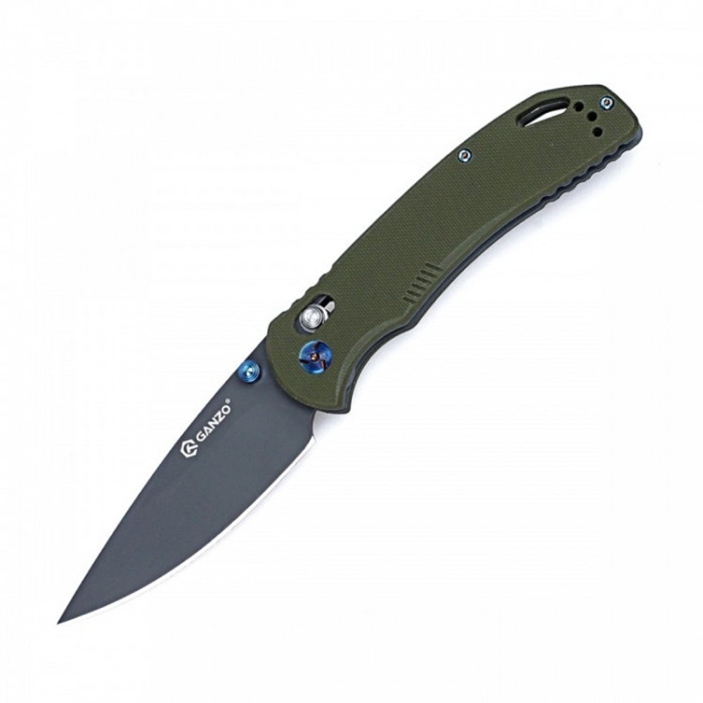 Складной нож Ganzo G7533 (черный, зеленый, оранжевый)