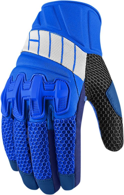 Купить Мотоперчатки Текстильные Icon Overlord Gloves / Синий