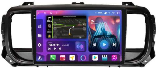 Магнитола для Peugeot Traveller/Expert, Citroen SpaceTourer/Jumpy, Opel Zafira Life/Vivaro - FarCar BM3116M-2K монитор 9.5" 2K QLED на Android 14, Быстрая, CarPlay, 4G SIM-слот