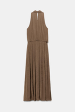 АТЛАСНОЕ ПЛАТЬЕ МИДИ — ZARA