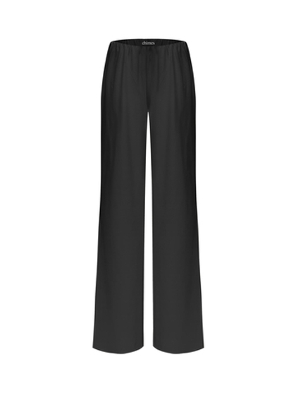 black oversized pants
