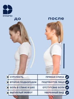 Корсет для осанки спины ортопедический грудопоясничный