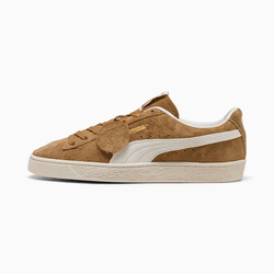 PUMA Замшевые кроссовки Suede, светло-коричневый/белый