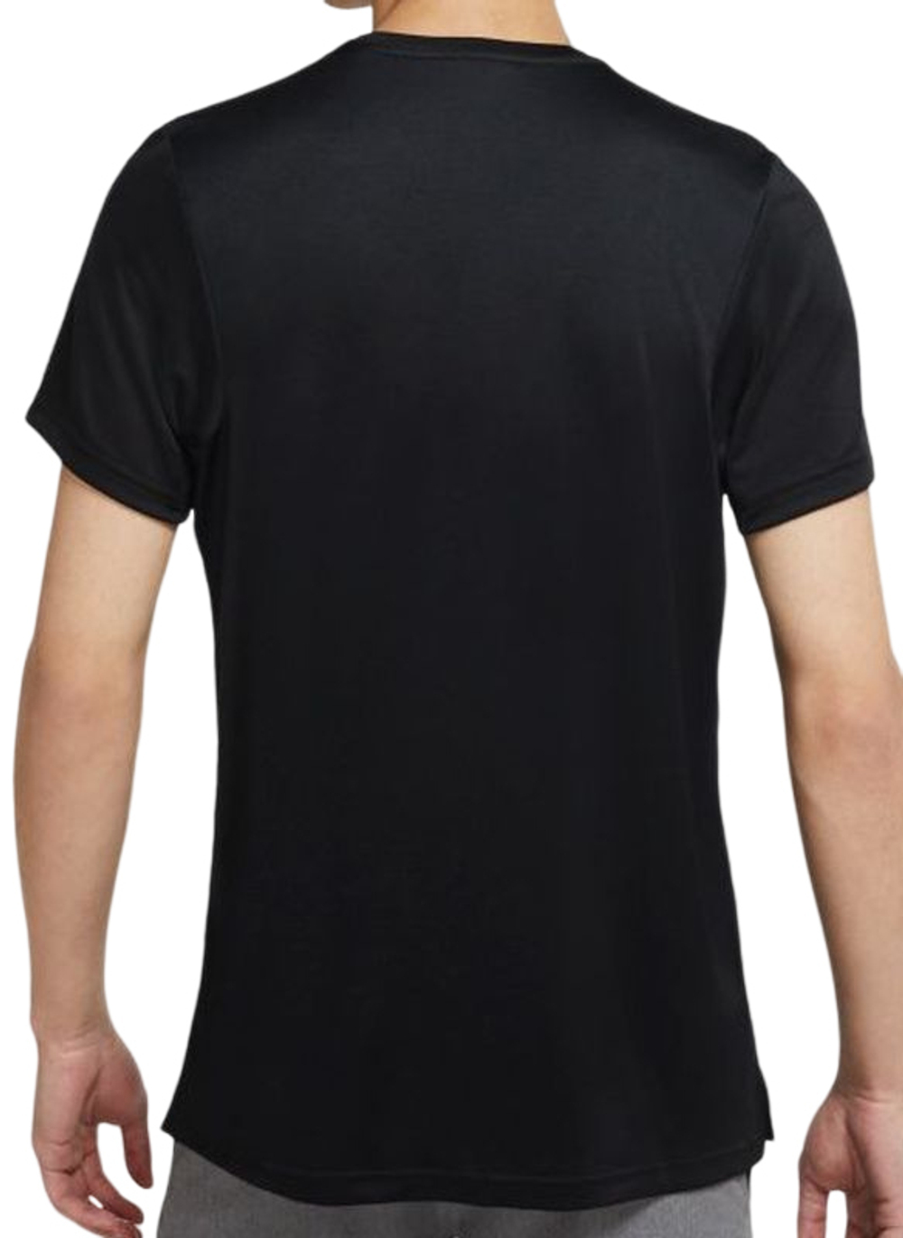 Мужская теннисная футболка Nike Dri-Fit Superset Top SS M - black/white