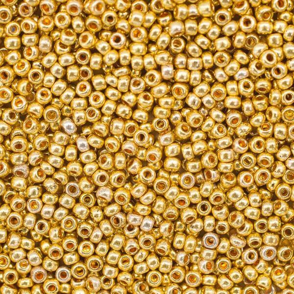 Бисер Preciosa Solgel metallic 10/0 (2.3 мм), 100 г (5х20 г), цв. 18383