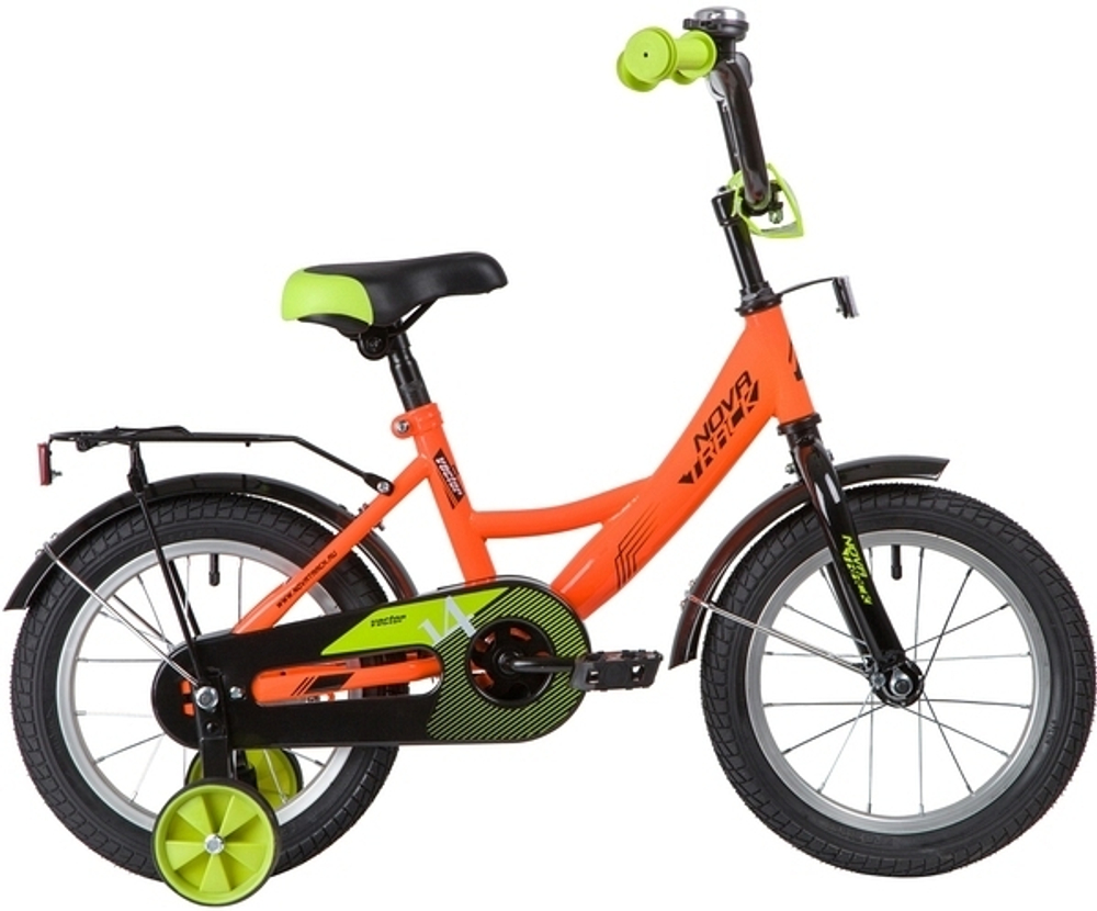 Велосипед 14" NOVATRACK  VECTOR оранжевый