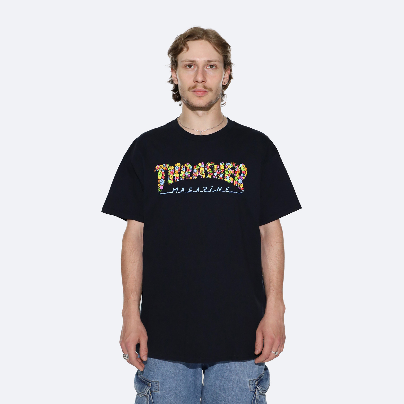 Футболка Thrasher Smile By Spanky T-Shirt (black) артикул: - купить в магазине Дайс