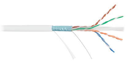 Кабель витая пара F/UTP 6 кат. 4 пары NikoMax NMC 4240C-WT