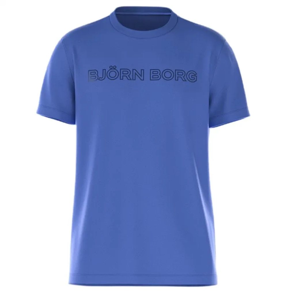 Теннисная футболка Bj_rn Borg Essential 3 - amparo blue