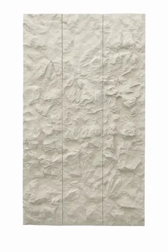АБС, Полиуретановая панель-пано под скалу, Цемент Серый / PU Stone Panel Cement Grey (Пано) ABC 2900х600х80 мм