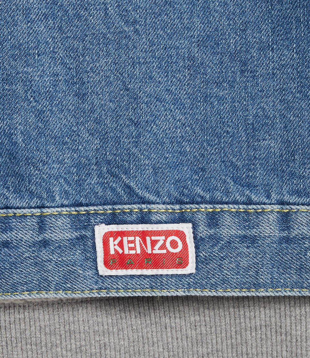 джинсовая куртка Kenzo - голубой(FC65DV5419IB)
