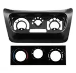 Комплект рамки с разъёмами 9" Mitsubishi Lancer 9, Cedia 2000-2008 черная рамка+климат