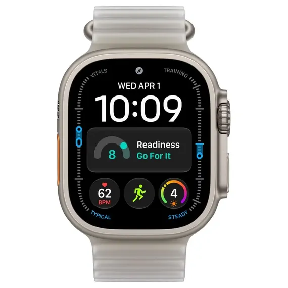 Умные часы Apple Watch Ultra 4 49 мм Natural Titanium Ocean Band Серый Translucent Gray