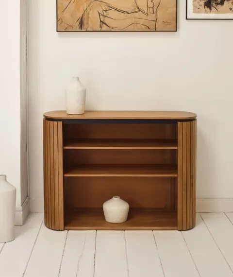 Книжная полка Licia 120x90 см из дерева манго