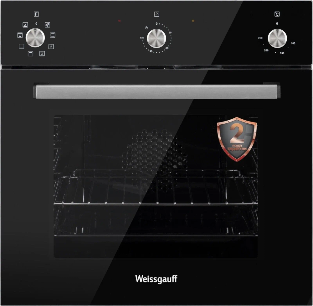 Духовой шкаф WEISSGAUFF BLACK EDITION EOV 206 SB (431593)