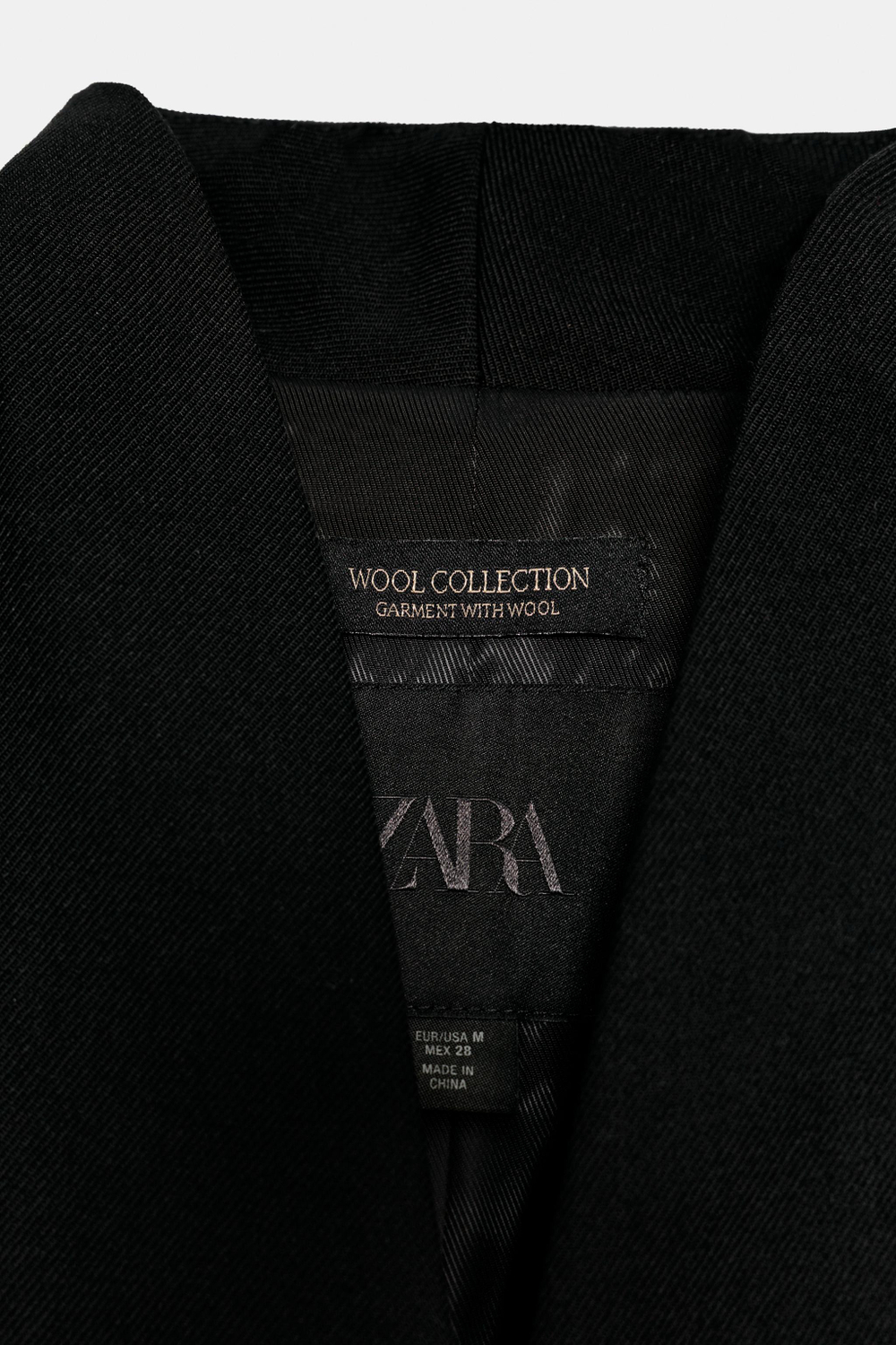 БЛЕЙЗЕР С ШЕРСТЬЮ И БАСКОЙ — ZW COLLECTION — ZARA