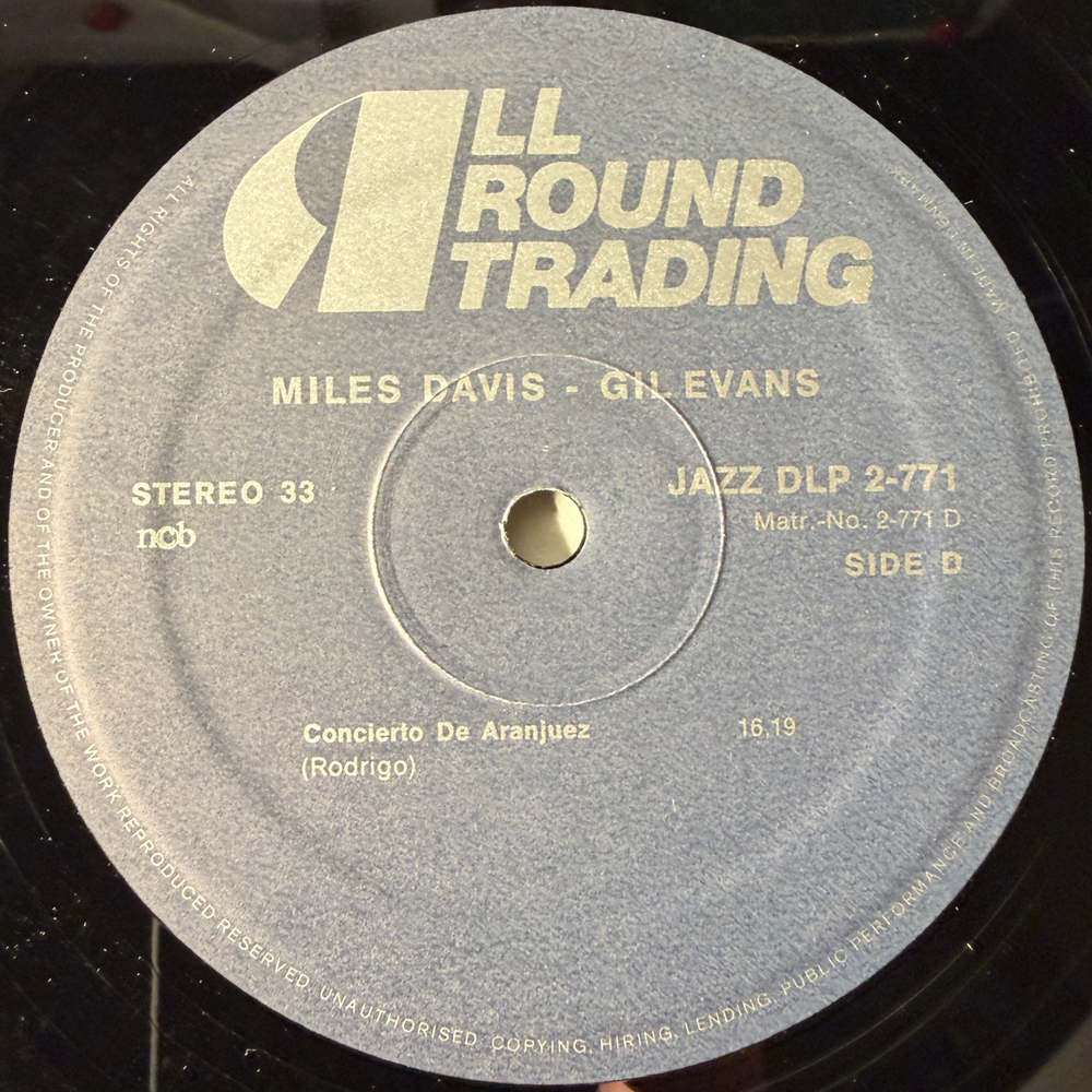 Miles Davis and Gil Evans ‎– The Original Greatest Hits 2LP (Дания)
