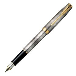 Перьевая ручка Parker Sonnet F534 PREMIUM Cisele серебро 925 (20.94) перо 18Ct F (S0808140)