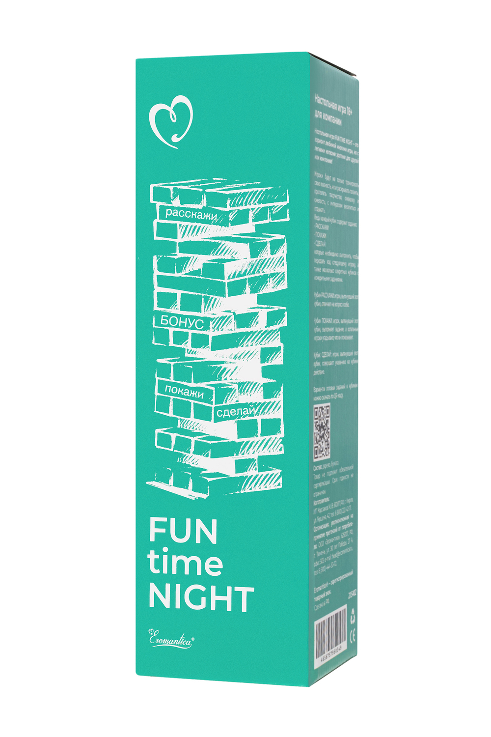 Игра для компании Падающая башня Fun time night