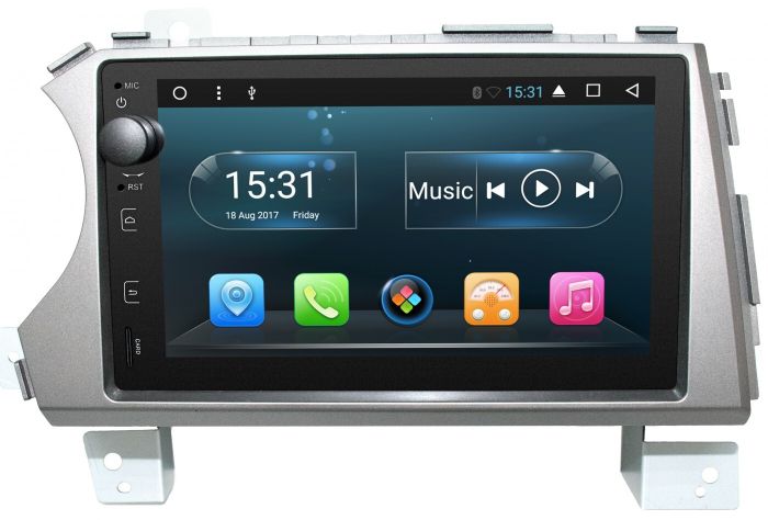 Магнитола для SsangYong Actyon 2005-2010, Kyron, Actyon Sports 2006-2016 - Kuberg KR-7140-T8 на Android 9, и