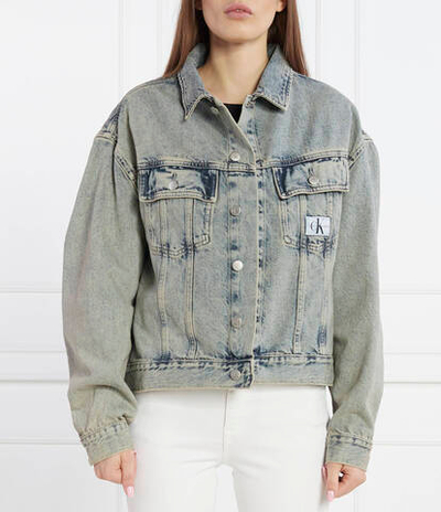 Джинсовая куртка CALVIN KLEIN JEANS - голубой(J20J222501)