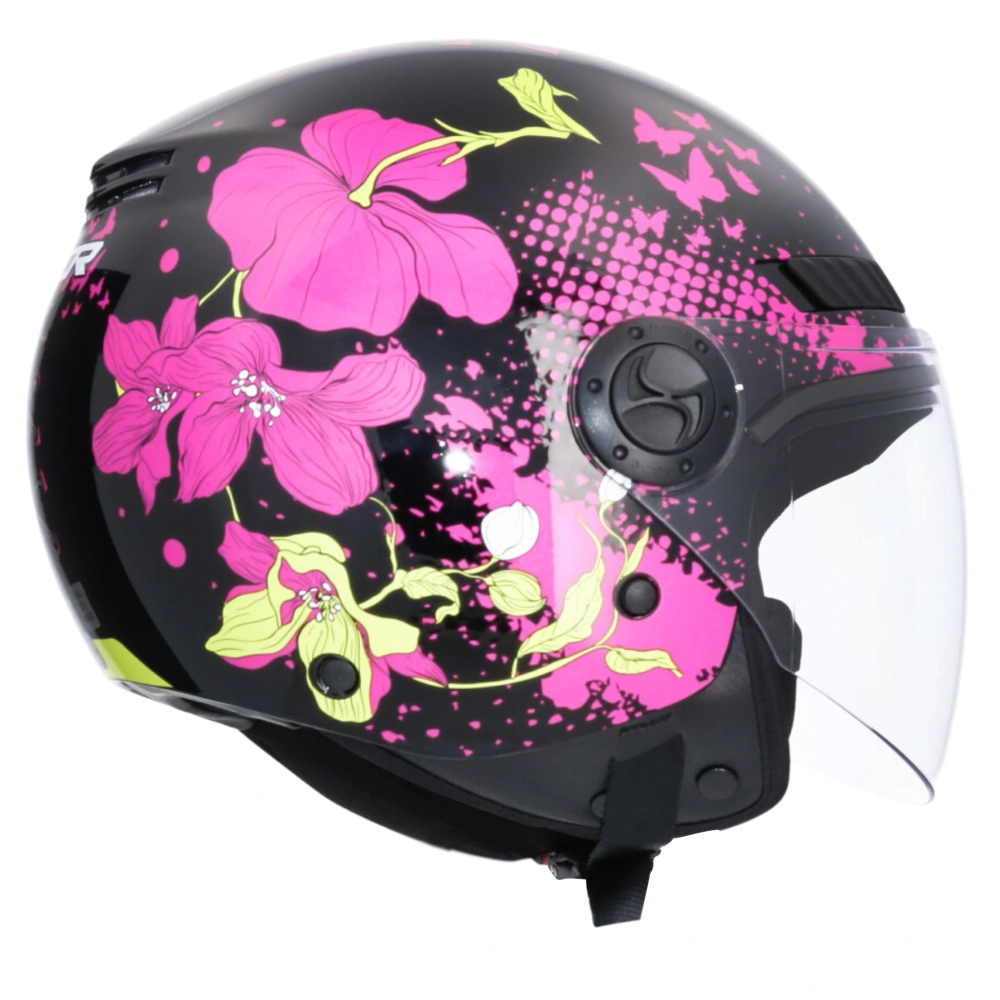 Шлем AXOR KIOTO FLOWER, цвет черный (M)