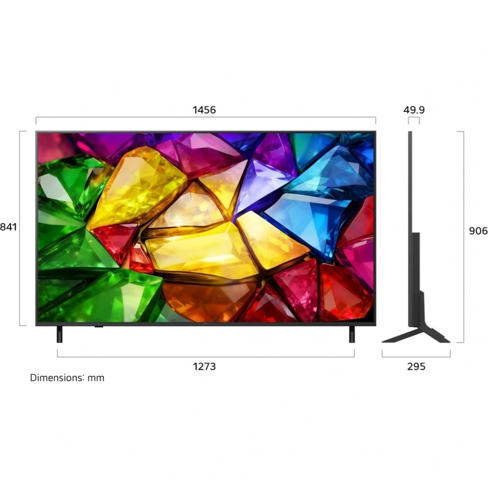 Телевизор LG 65MRGB86B6A.ARUG 65" Ultra HD Mini LED черный графит, 2026