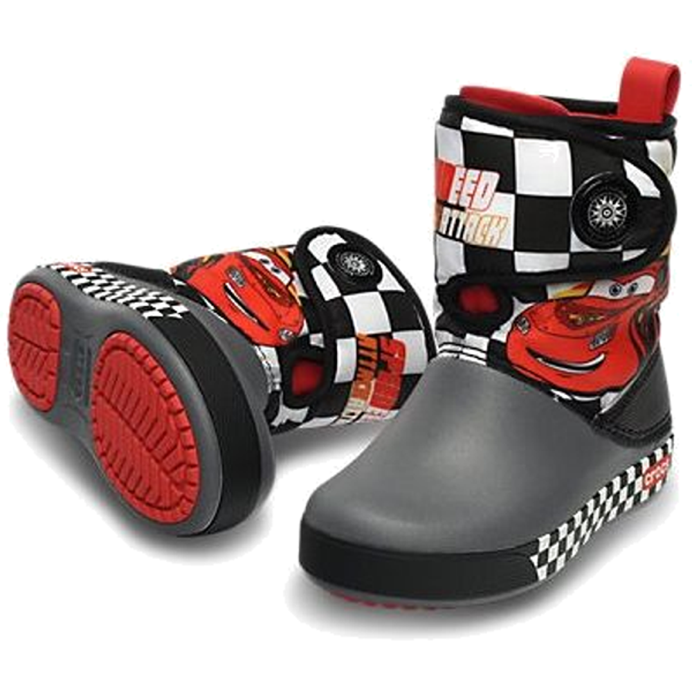Crocs Kids Crocband Cars Gust Boot Lightning McQueen