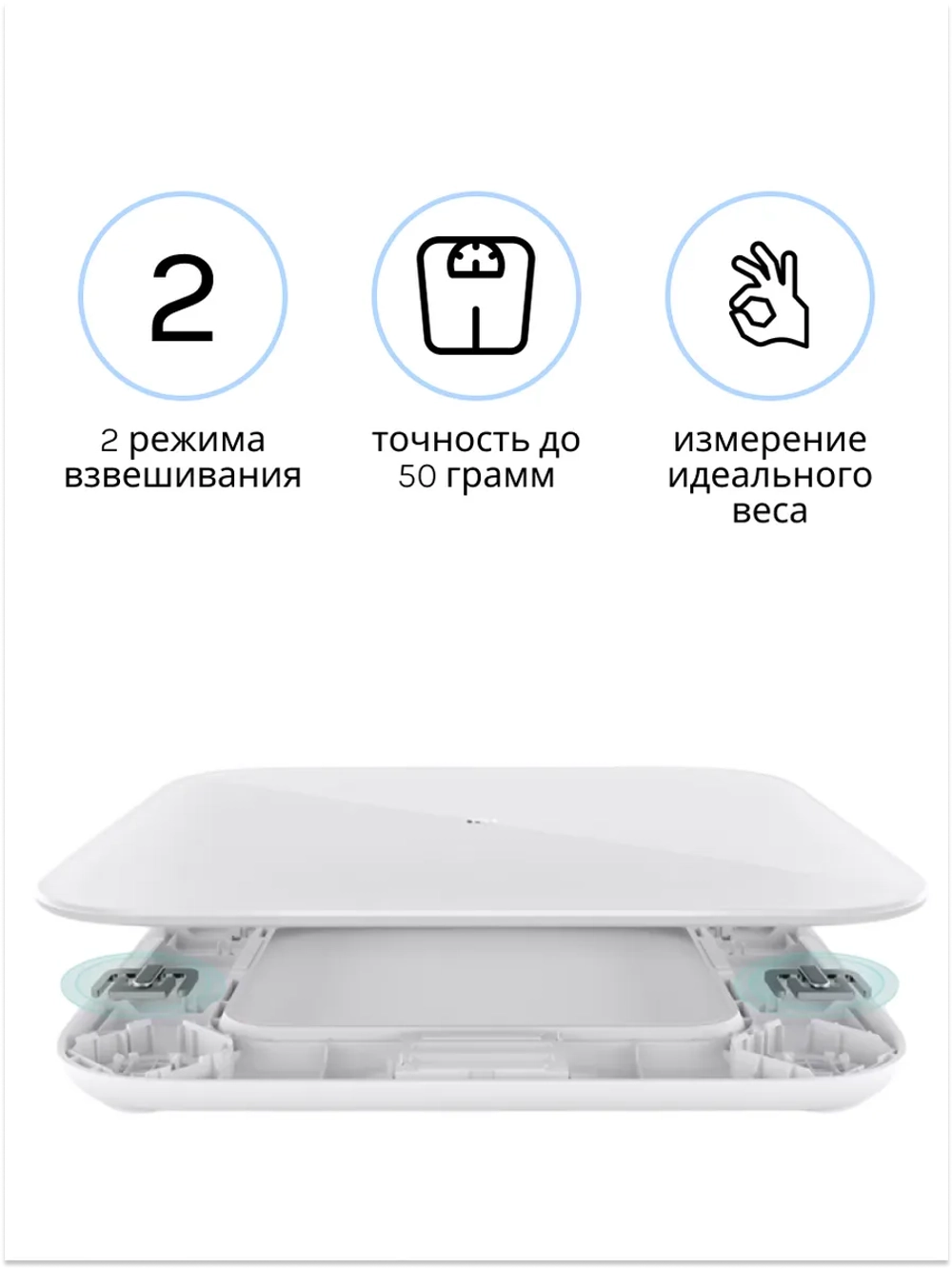 Весы напольные электронные Mi Smart Scale 2