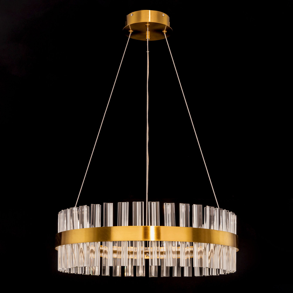 Citilux Рианна CL337053 LED Люстра хрустальная с пультом Бронза