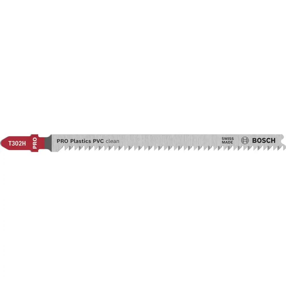 Пилка для лобзика по ПВХ 132 мм, T302H BOSCH 2608667448