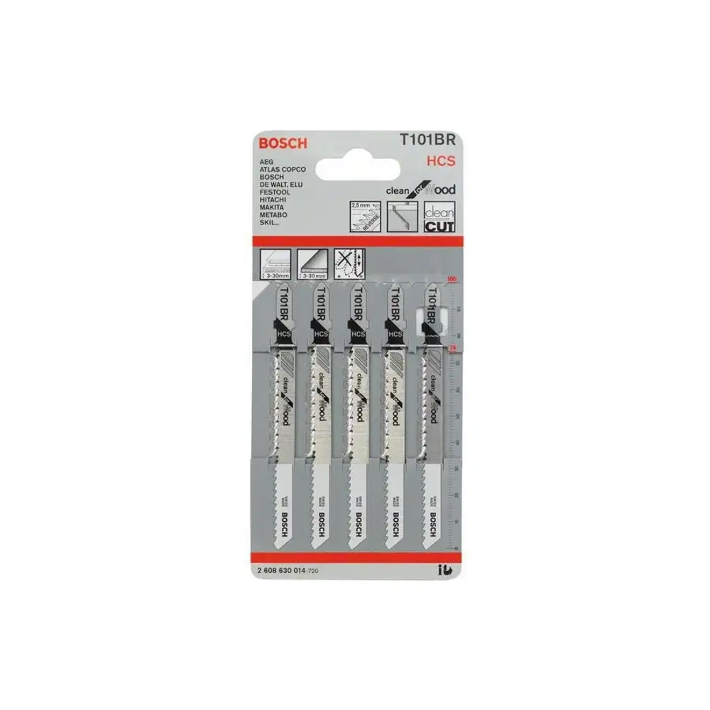 Полотно для лобзика по дереву T 101 BR BOSCH 2608630014