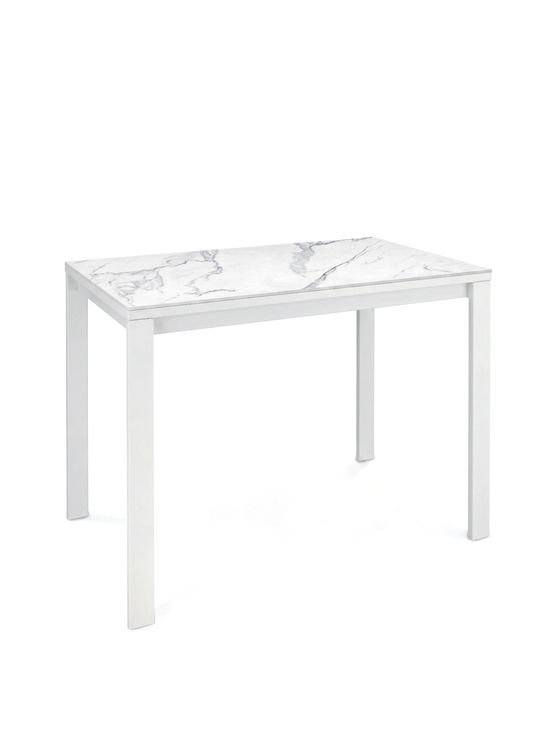 Стол KENNER LK1000 белый/керамика GLORIA WHITE