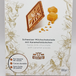 VILLARS швейцарский молочный шоколад 33% с кусочками карамели 100 г (Швейцария)